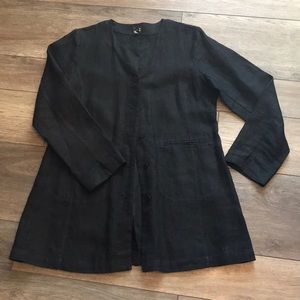 Eileen Fisher 100% Irish Linen Blazer